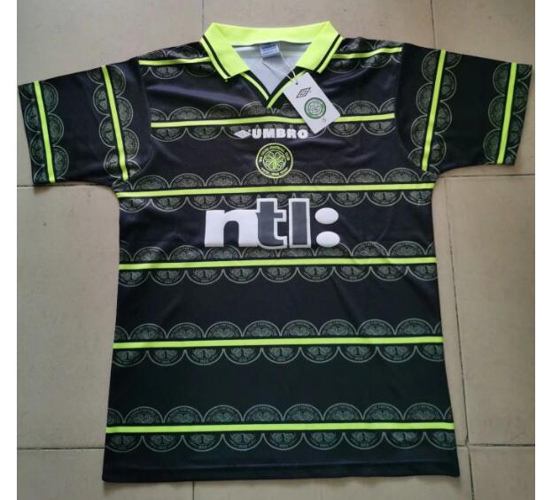 1999-2000 Celtic Retro Away Kit Soccer Jersey